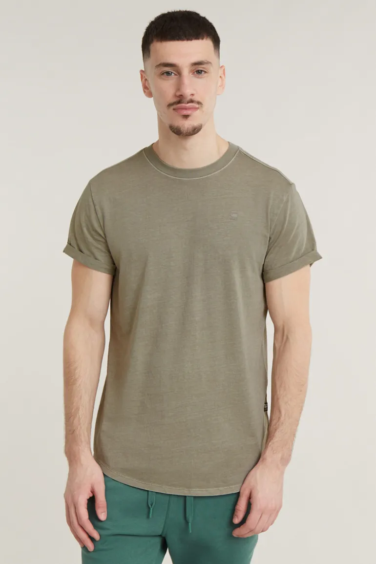 Heren t-shirt kortemouw bruin