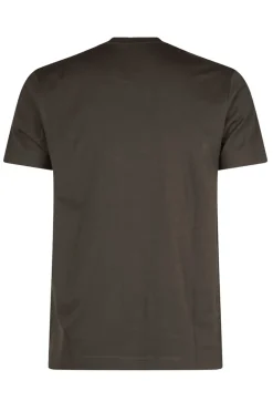 Heren t-shirt kortemouw bruin