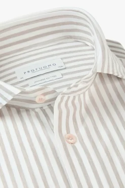 Heren t-shirt kortemouw bruin