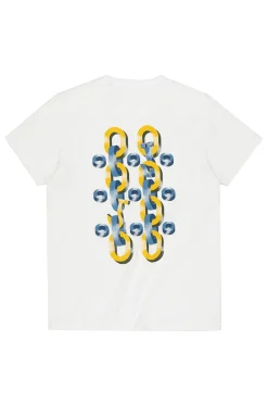 Heren t-shirt kortemouw ecru