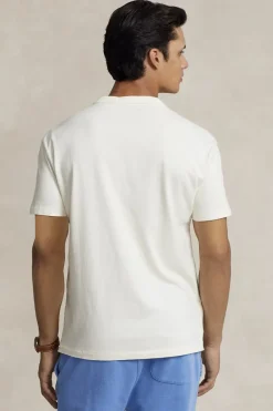 Heren t-shirt kortemouw ecru