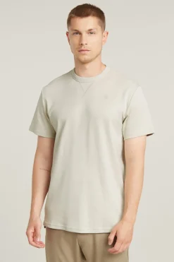 Heren t-shirt kortemouw ecru