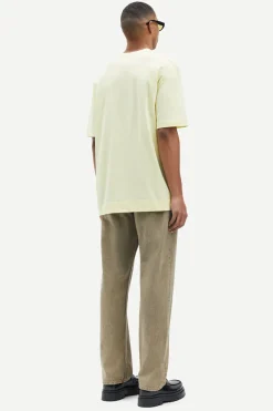 Heren t-shirt kortemouw geel