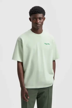 Heren t-shirt kortemouw groen