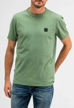 Heren t-shirt kortemouw groen