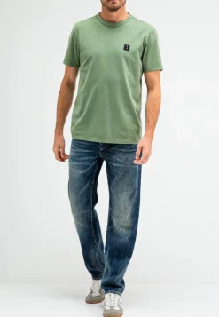 Heren t-shirt kortemouw groen