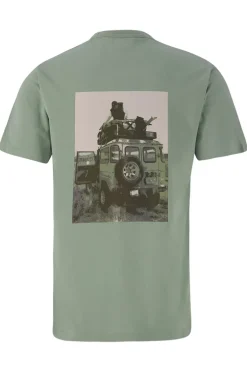 Heren t-shirt kortemouw groen