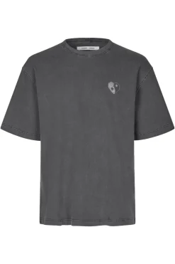 Heren t-shirt kortemouw grijs