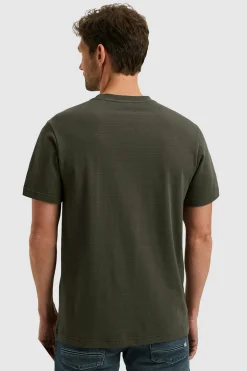 Heren t-shirt kortemouw groen