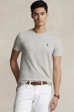 Heren t-shirt kortemouw grijs