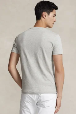Heren t-shirt kortemouw grijs
