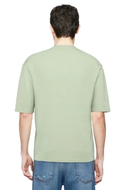 Heren t-shirt kortemouw groen
