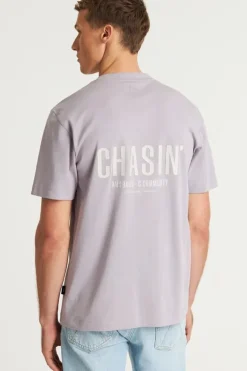 Heren t-shirt kortemouw paars