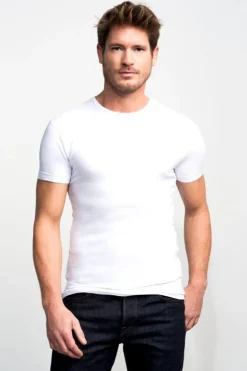 Heren t-shirt kortemouw wit