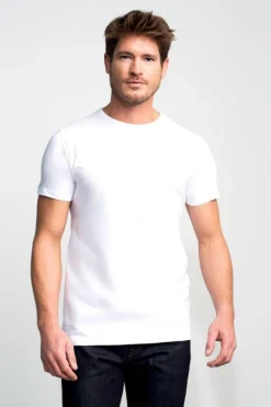 Heren t-shirt kortemouw wit