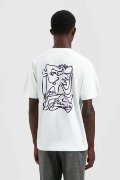 Heren t-shirt kortemouw wit