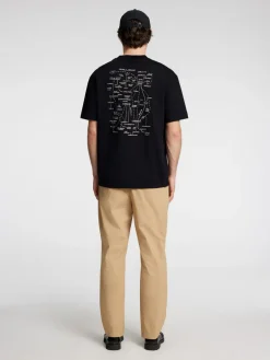 Heren t-shirt kortemouw zwart