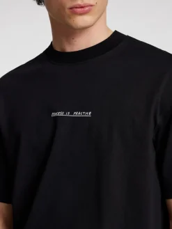 Heren t-shirt kortemouw zwart