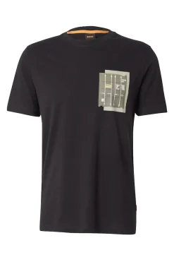 Heren t-shirt kortemouw zwart
