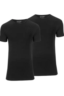 Heren t-shirt kortemouw zwart