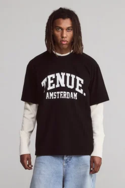 Heren t-shirt kortemouw zwart