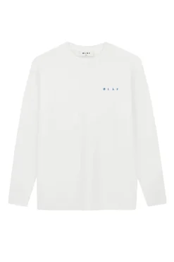 Heren t-shirt lange mouw wit
