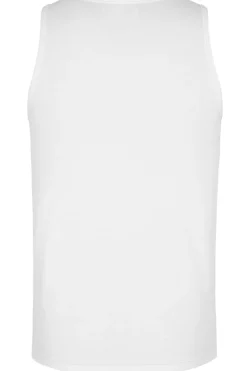 Heren t-shirt mouwloos wit
