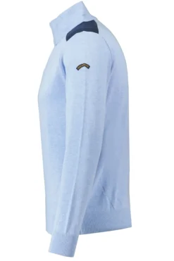 Heren vest blauw