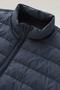 Heren vest blauw