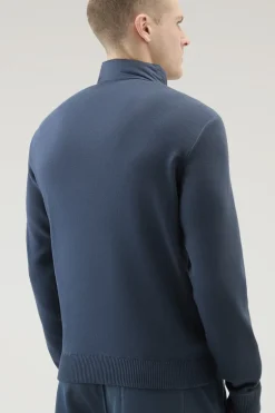 Heren vest blauw