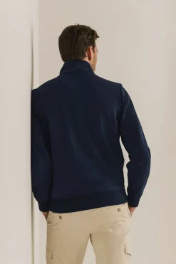 Heren vest blauw