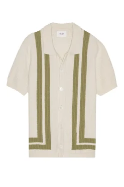 Heren vest ecru