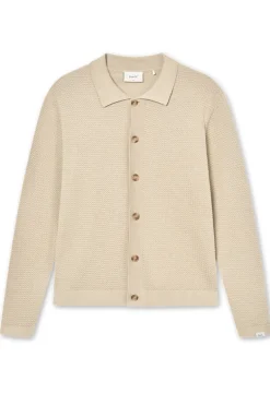 Heren vest ecru