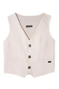 Jongens gilet bruin