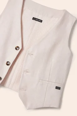 Jongens gilet bruin