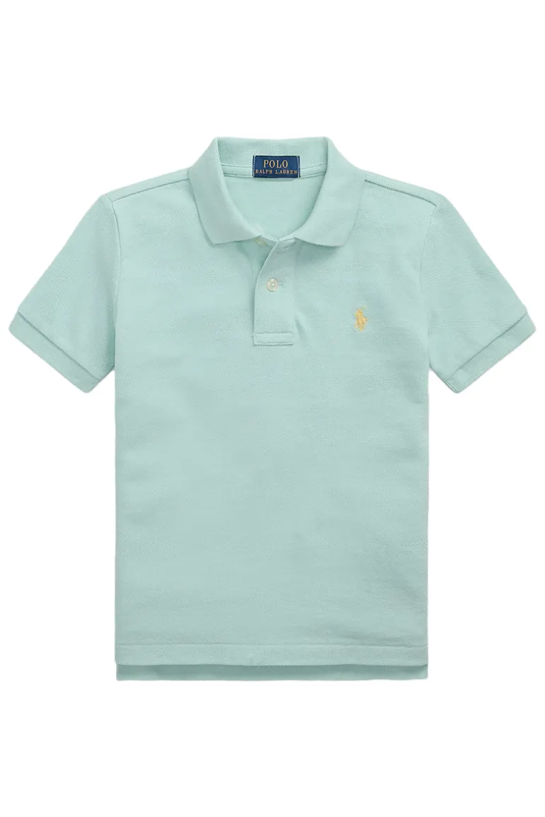 Jongens polo korte mouw blauw