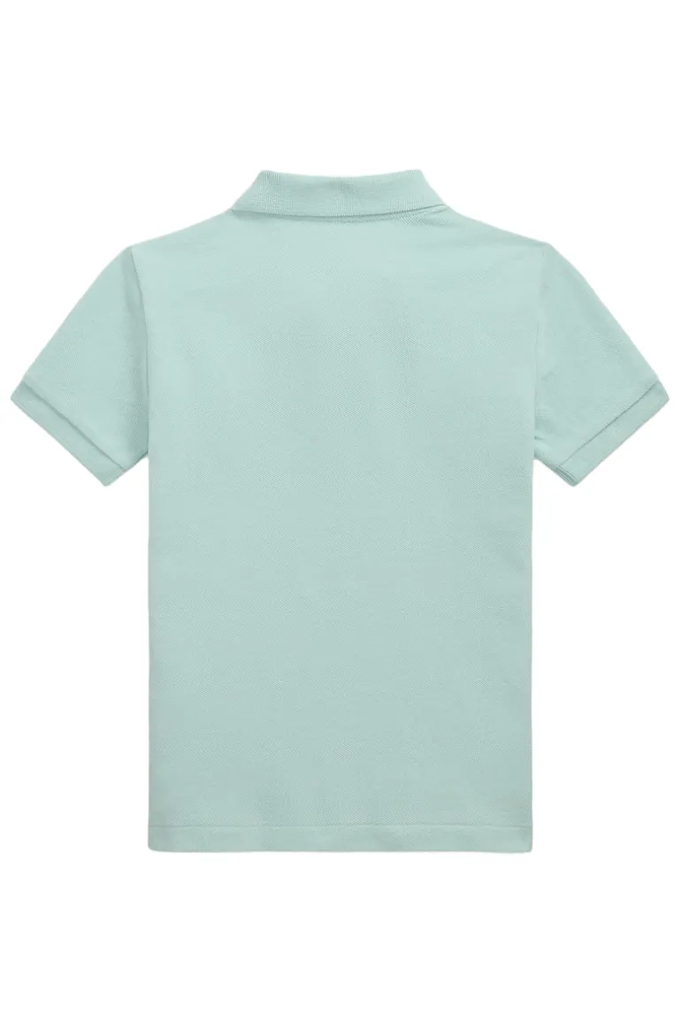 Jongens polo korte mouw blauw