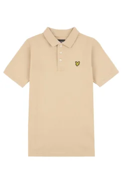 Jongens polo korte mouw bruin