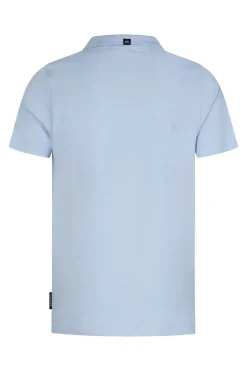 Jongens polo korte mouw blauw