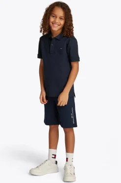 Jongens polo korte mouw blauw