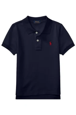Jongens polo korte mouw blauw