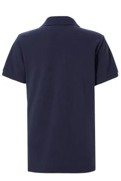 Jongens polo korte mouw blauw