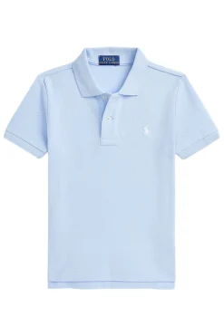 Jongens polo korte mouw blauw
