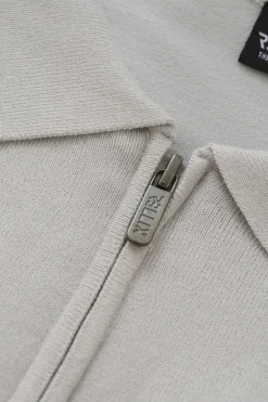 Jongens polo korte mouw grijs