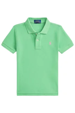 Jongens polo korte mouw groen