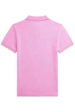 Jongens polo korte mouw rose