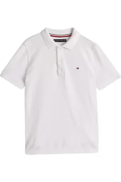 Jongens polo korte mouw wit