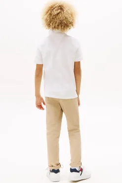 Jongens polo korte mouw wit