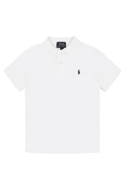 Jongens polo korte mouw wit