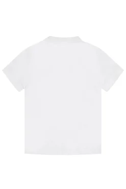 Jongens polo korte mouw wit
